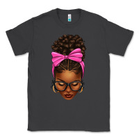 Smoke afro messy bun pink bow Classic Tee - texasbilliewilder