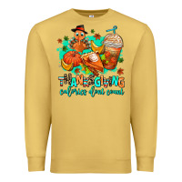 Antique Gold thanksgiving calories dont count Premium Sweatshirt - AdoDesignShop
