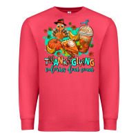 Cardinal thanksgiving calories dont count Premium Sweatshirt - AdoDesignShop