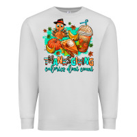 Dove Grey thanksgiving calories dont count Premium Sweatshirt - AdoDesignShop