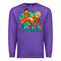 Purple thanksgiving calories dont count Premium Sweatshirt - AdoDesignShop