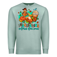Seafoam thanksgiving calories dont count Premium Sweatshirt - AdoDesignShop