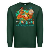 Sports Green thanksgiving calories dont count Premium Sweatshirt - AdoDesignShop