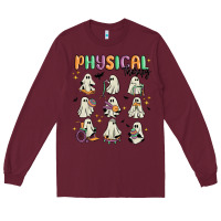 Burgundy physical therapy Long Sleeve Tee - MaliasSmallBusiness