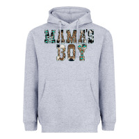 Heather Grey Western Mama's Boy Heavyweight Hoodie - CowhideDigitalArt