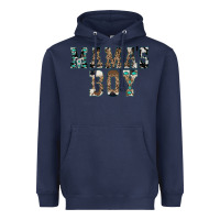 Navy Western Mama's Boy Heavyweight Hoodie - CowhideDigitalArt