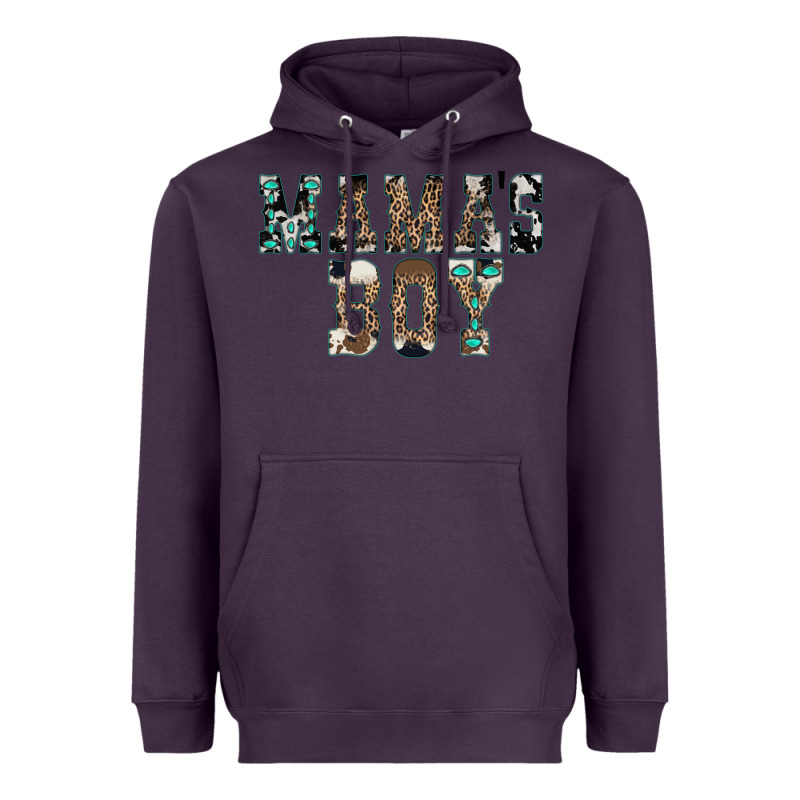 Western Mama's Boy Heavyweight Hoodie by CowhideDigitalArt | Teevron