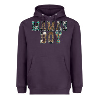 Plum Western Mama's Boy Heavyweight Hoodie - CowhideDigitalArt