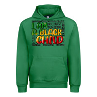 Emerald i am a black child Urban Hoodie - MaliasSmallBusiness