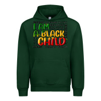 Forest Green i am a black child Urban Hoodie - MaliasSmallBusiness