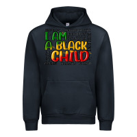 Navy i am a black child Urban Hoodie - MaliasSmallBusiness