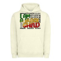 Pigment Pistachio i am a black child Urban Hoodie - MaliasSmallBusiness