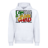 White i am a black child Urban Hoodie - MaliasSmallBusiness