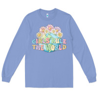 Colony Blue girls run the world Long Sleeve Tee - MaliasSmallBusiness
