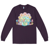 Plum girls run the world Long Sleeve Tee - MaliasSmallBusiness