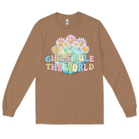 Toasted Coconut girls run the world Long Sleeve Tee - MaliasSmallBusiness