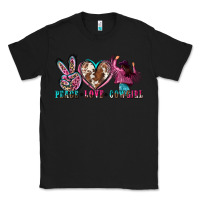 Black peace love cowgirl Classic Tee - Zillion Design Studio