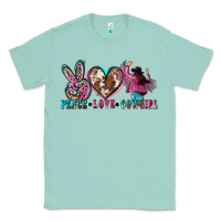Seafoam peace love cowgirl Classic Tee - Zillion Design Studio