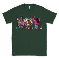 Sports Green peace love cowgirl Classic Tee - Zillion Design Studio
