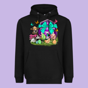 Easter Farm Animal Easter Day Heavyweight Hoodie Designed By Neo Western