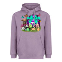 Lavender Easter Farm Animal Easter Day Heavyweight Hoodie - Neo Western