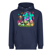 Navy Easter Farm Animal Easter Day Heavyweight Hoodie - Neo Western