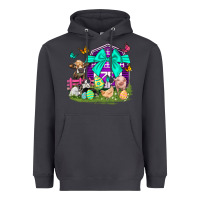 Smoke Easter Farm Animal Easter Day Heavyweight Hoodie - Neo Western