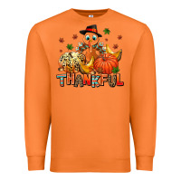 Carrot thankful pumpkins and turkey Premium Sweatshirt - AdoDesignShop