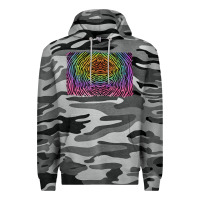 Slate Camo colorful zebra background Premium Hoodie - RanaPortraitStore