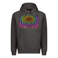 Smoke colorful zebra background Premium Hoodie - RanaPortraitStore