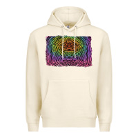 Tofu colorful zebra background Premium Hoodie - RanaPortraitStore