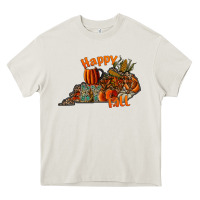 Happy Fall Heavy Core Tee | Teevron