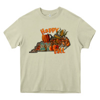 Mossy happy fall Heavy Core Tee - CowhideDigitalArt