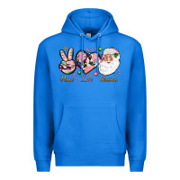 True Royal pink peace love christmas Premium Hoodie - NancyCooperArtShop