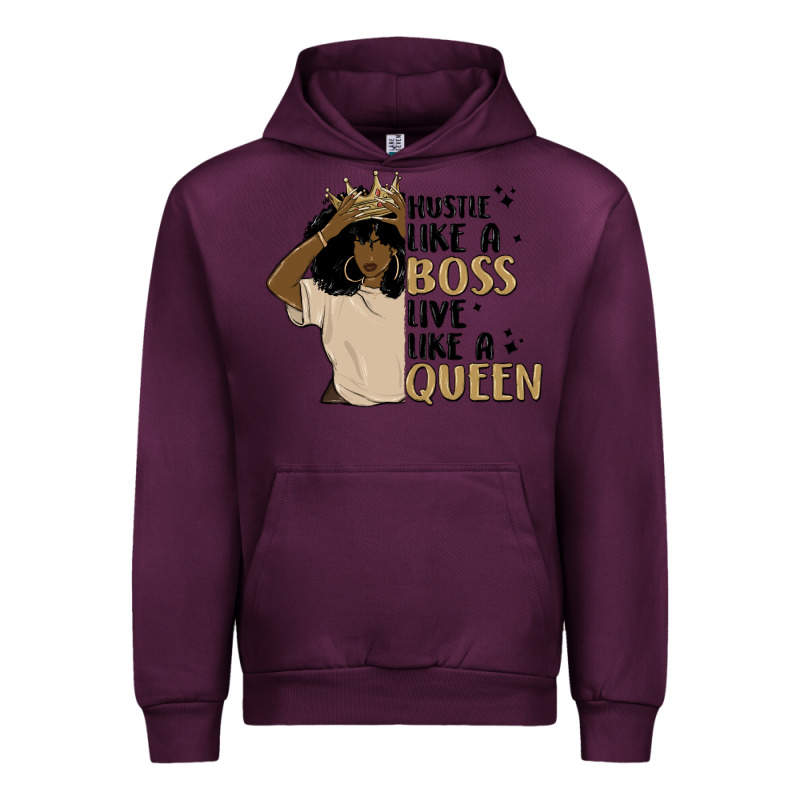 Hustle Like A Boss Live Like A Queen Urban Hoodie by MaliasSmallBusiness | Teevron