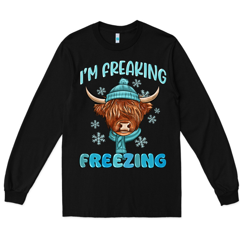 I'm Freaking Freezing Long Sleeve Tee by MaliasSmallBusiness | Teevron
