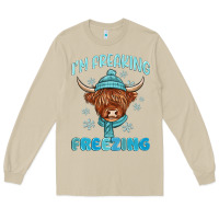 Mushroom i'm freaking freezing Long Sleeve Tee - MaliasSmallBusiness