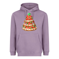 Lavender red christmas cookie cake fa element Heavyweight Hoodie - FaDigitalArtStudio