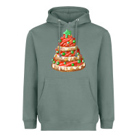 Sage red christmas cookie cake fa element Heavyweight Hoodie - FaDigitalArtStudio