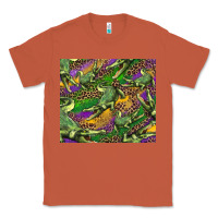 Copper mardi gras louisiana crocodile leopard Classic Tee - RanaPortraitStore
