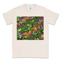 Natural mardi gras louisiana crocodile leopard Classic Tee - RanaPortraitStore