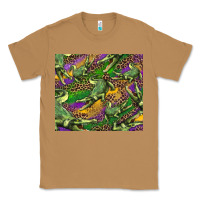 Toasted Coconut mardi gras louisiana crocodile leopard Classic Tee - RanaPortraitStore
