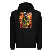 Black Firefighter Fire And American Premium Hoodie - LillyAllenDesigns