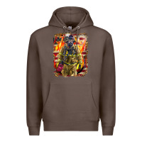 Coffee Firefighter Fire And American Premium Hoodie - LillyAllenDesigns