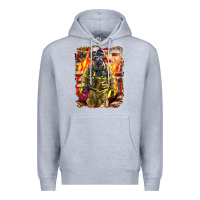 Firefighter Fire And American Premium Hoodie | Teevron