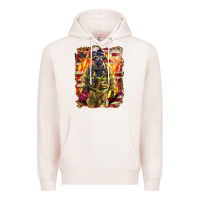 Pale Pink Firefighter Fire And American Premium Hoodie - LillyAllenDesigns