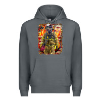 Rock Firefighter Fire And American Premium Hoodie - LillyAllenDesigns