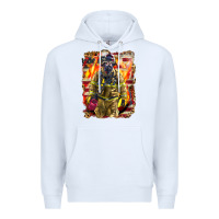 White Firefighter Fire And American Premium Hoodie - LillyAllenDesigns