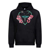Black cma  heart Urban Hoodie - MaliasSmallBusiness