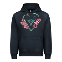 Navy cma  heart Urban Hoodie - MaliasSmallBusiness